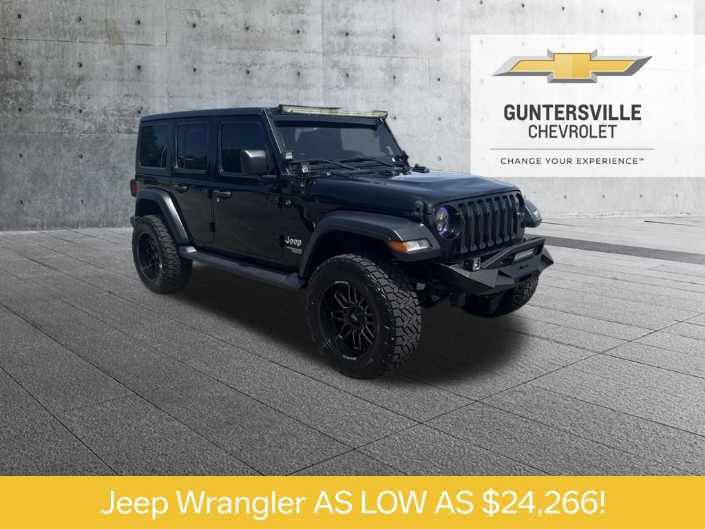 Black Clearcoat 2020 Jeep Wrangler SUV / Crossover Four-Wheel Drive 8-Speed Automatic