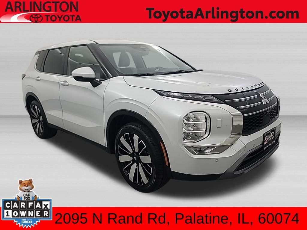 White Diamond 2025 Mitsubishi Outlander SUV / Crossover Front-Wheel Drive Continuously Variable Transmission