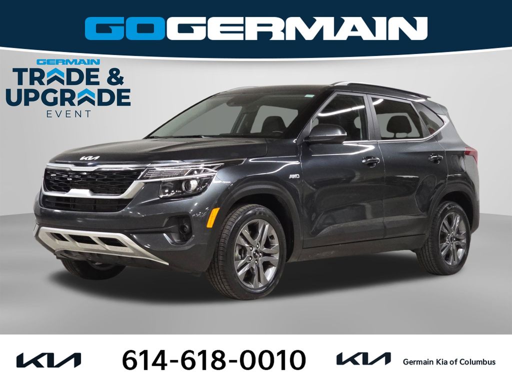 Gravity Gray 2023 Kia Seltos S AWD SUV / Crossover All-Wheel Drive Continuously Variable Transmission