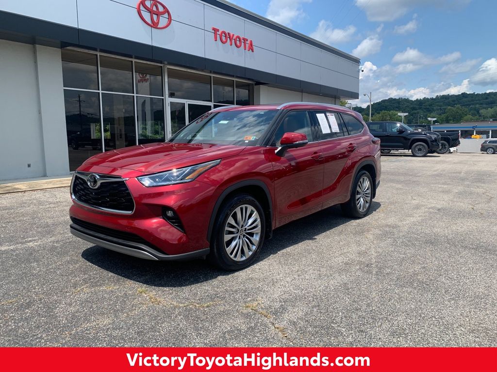 Red (Ruby Flare Pearl) 2025 Toyota Highlander SUV / Crossover All-Wheel Drive 8-Speed Automatic