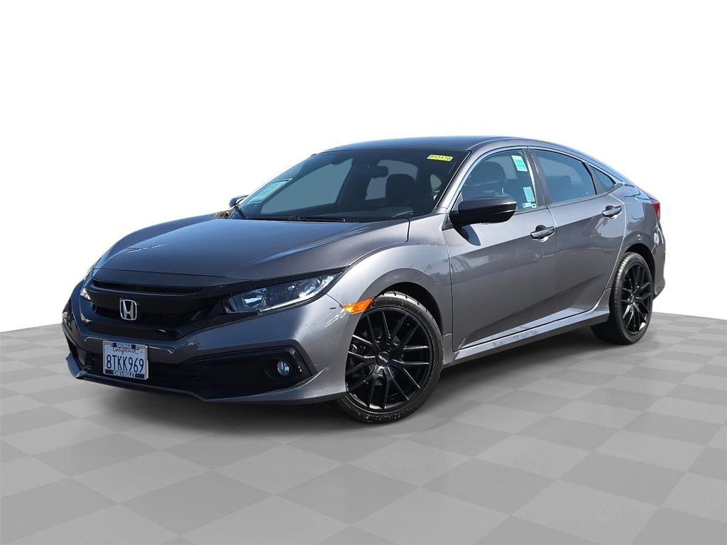 2020 Honda Civic Gris Sedán Tracción delantera Transmisión variable continua