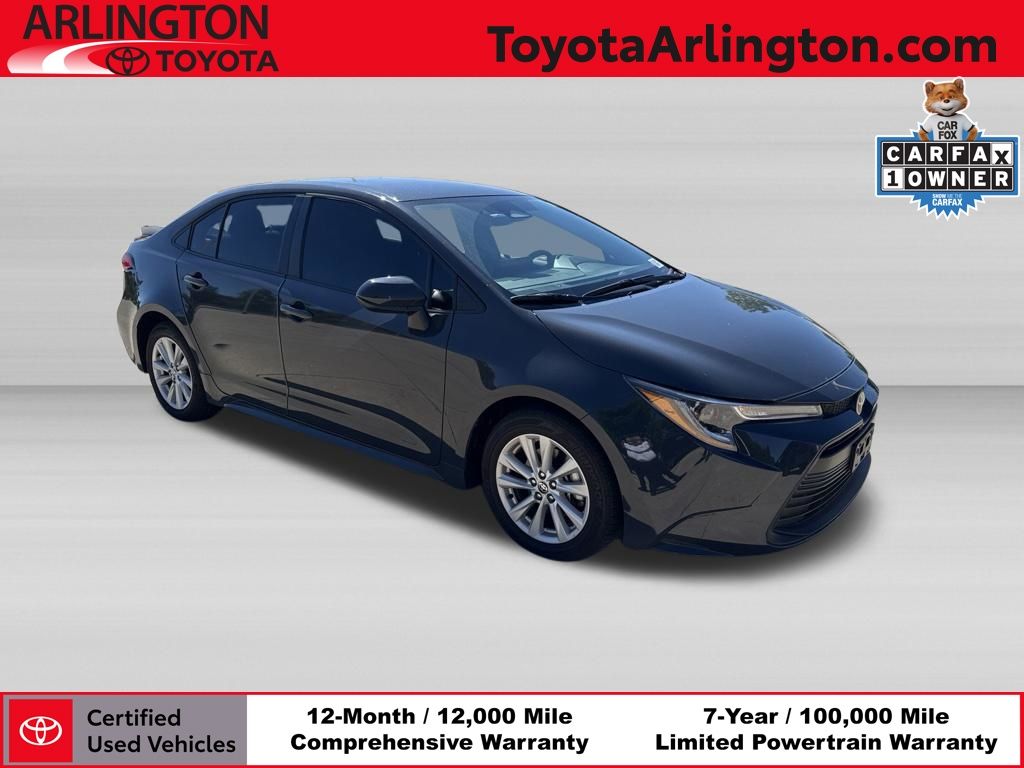 Underground 2024 Toyota Corolla Sedan Front-Wheel Drive Continuously Variable Transmission