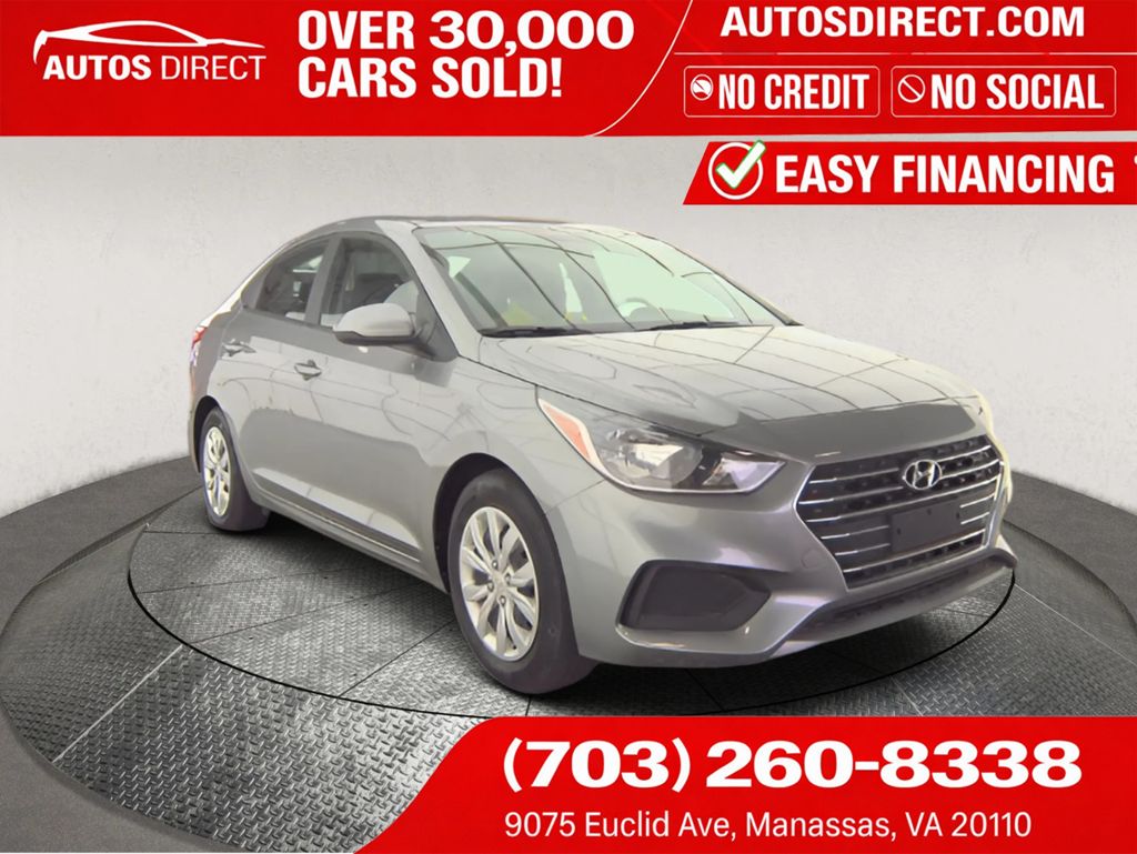 Forge Gray 2022 Hyundai Accent Sedan Front-Wheel Drive Continuously Variable Transmission