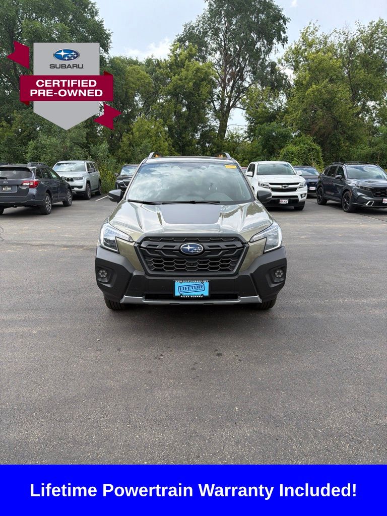 Autumn Green Metallic 2022 Subaru Forester SUV / Crossover All-Wheel Drive Continuously Variable Transmission