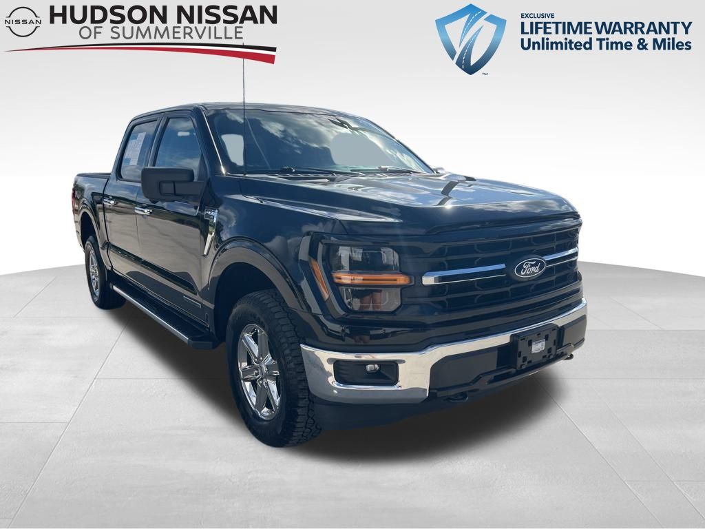 2024 Agate Black Metallic Ford F-150 XLT Truck