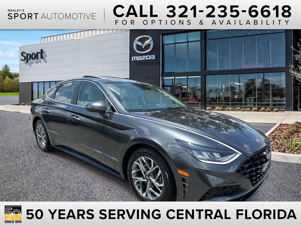 Portofino Gray 2023 Hyundai Sonata Sedan Front-Wheel Drive 8-Speed Automatic
