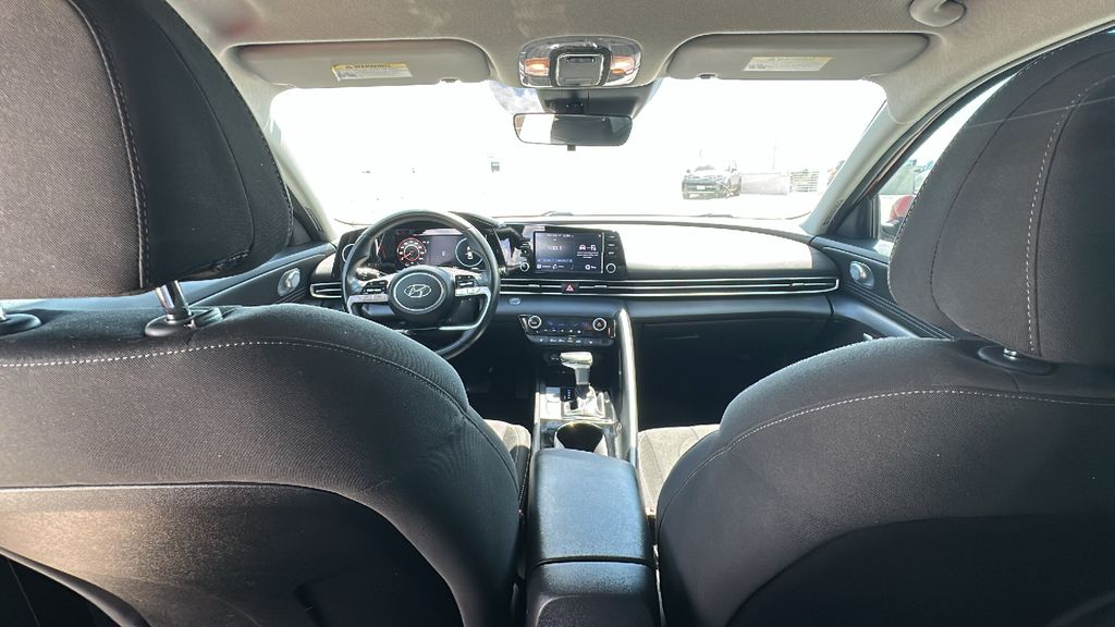 2021 Hyundai Elantra SEL Red at Central Houston Nissan
