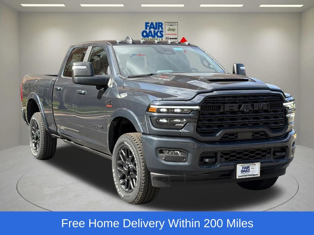 Forged Blue Metallic 2026 RAM 3500 Pickup Truck Four-Wheel Drive 8-Speed Automatic