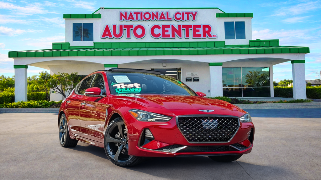 Havana Red 2020 Genesis G70 Sedan Rear-Wheel Drive 8-Speed Automatic
