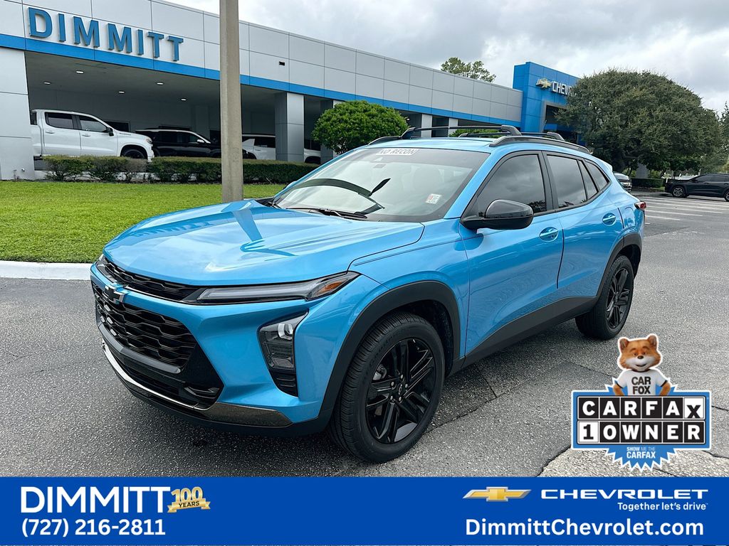 Marina Blue Metallic 2025 Chevrolet Trax SUV / Crossover Front-Wheel Drive 6-Speed Automatic