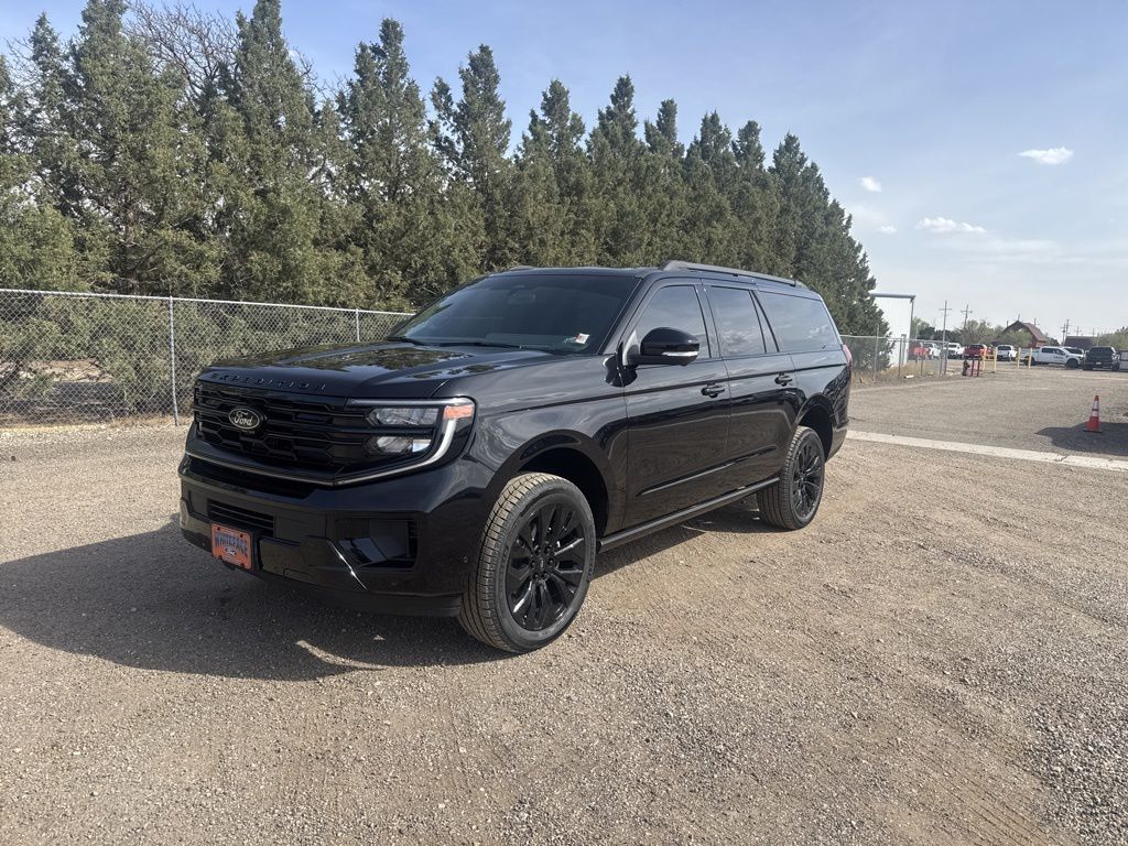 Black Metallic 2025 Ford Expedition MAX Platinum 4WD SUV / Crossover Four-Wheel Drive Automatic