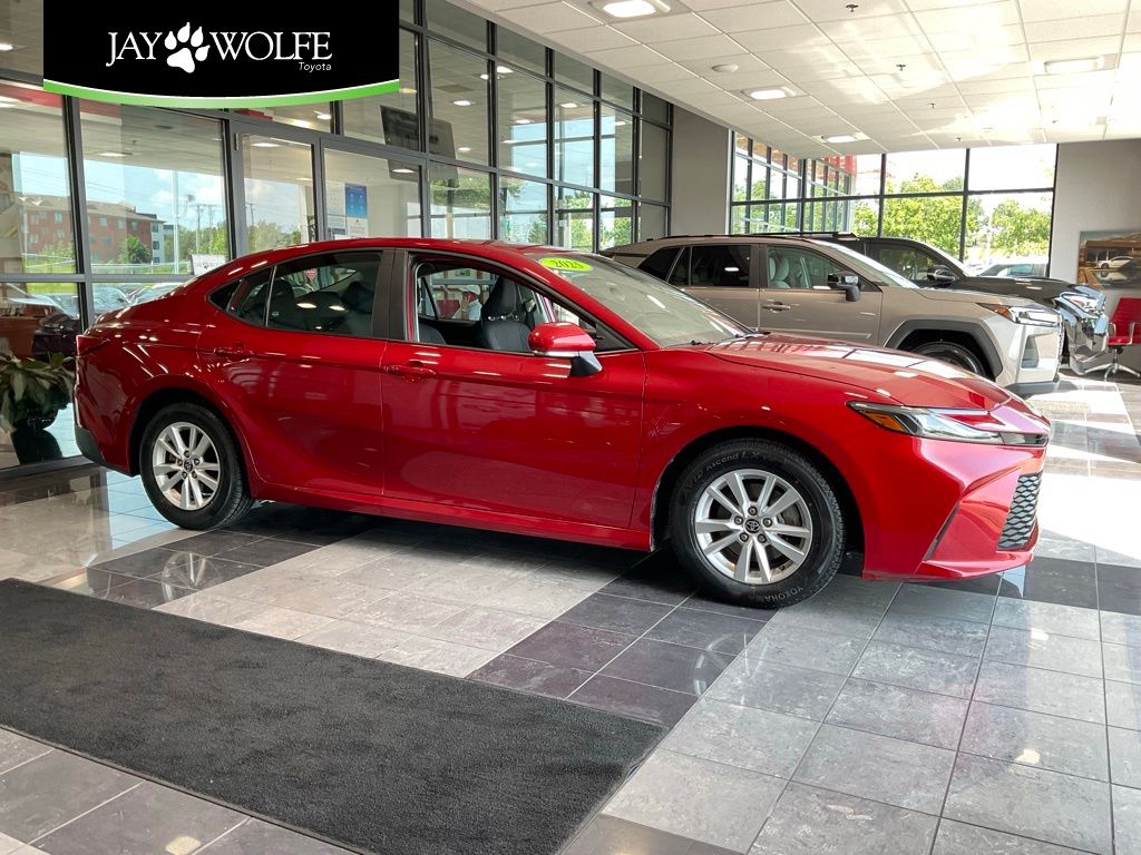 Supersonic Red 2025 Toyota Camry Sedan Front-Wheel Drive Continuously Variable Transmission