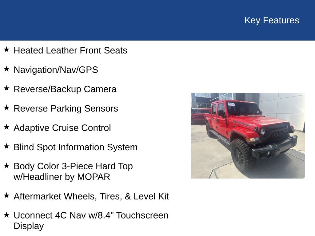 2021 Jeep Gladiator Overland 4x4