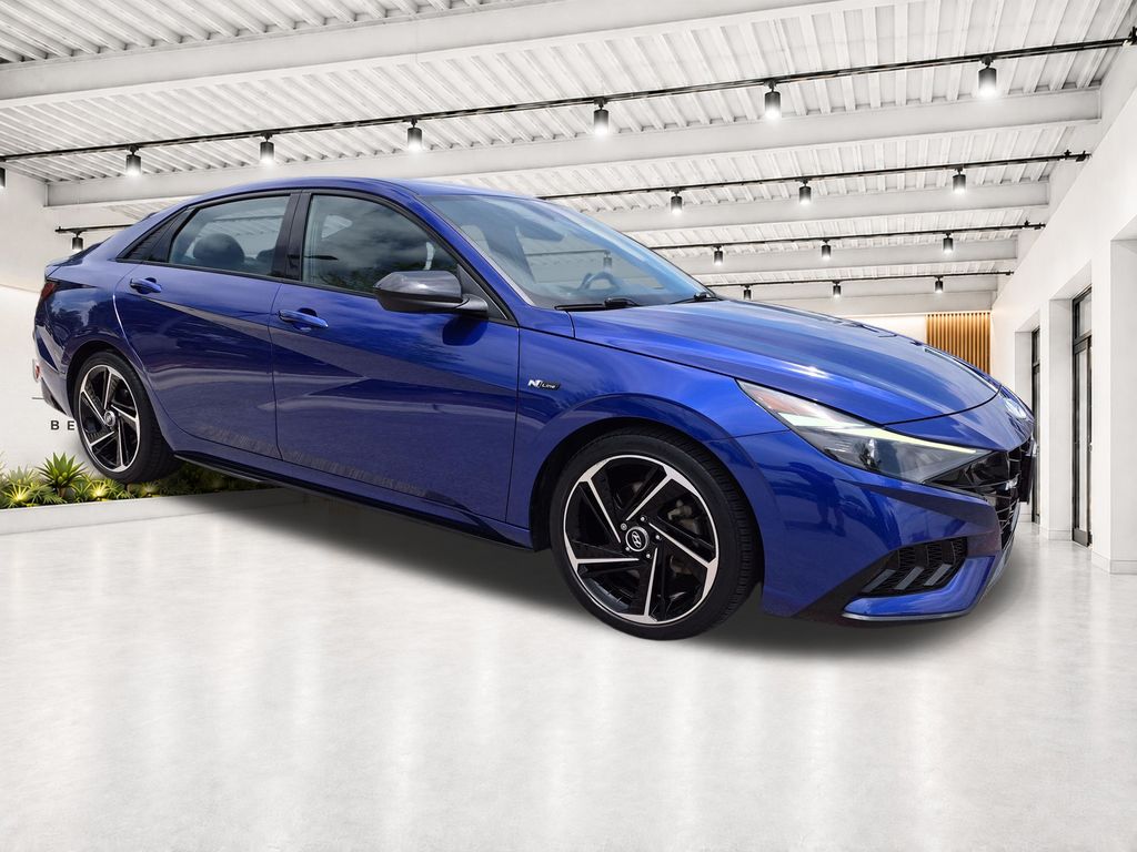 Intense Blue 2022 Hyundai Elantra Sedan Front-Wheel Drive 7-Speed Dual Clutch
