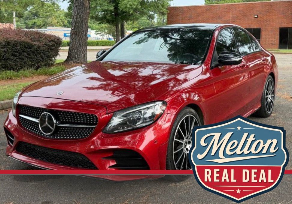 designo Cardinal Red Metallic 2020 Mercedes-Benz C-Class Sedan Rear-Wheel Drive 9-Speed Automatic