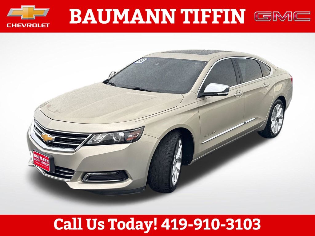 Champagne Silver Metallic 2014 Chevrolet Impala Sedan Front-Wheel Drive 6-Speed Automatic Overdrive