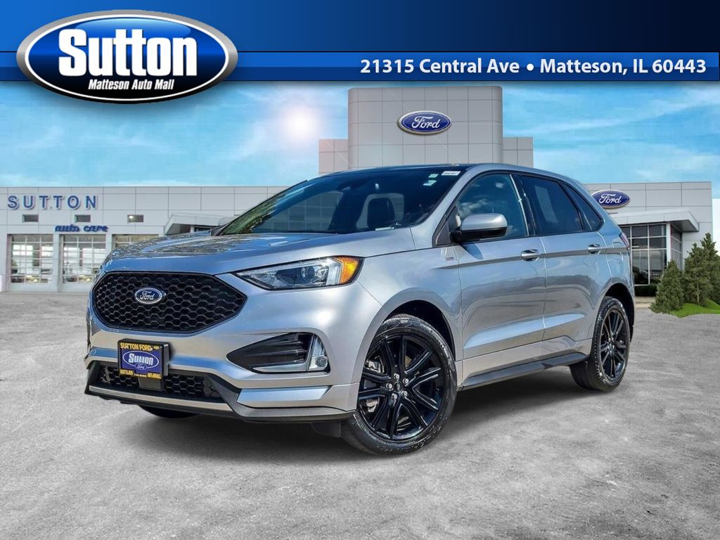 Silver Metallic 2024 Ford Edge SUV / Crossover All-Wheel Drive 8-Speed Automatic