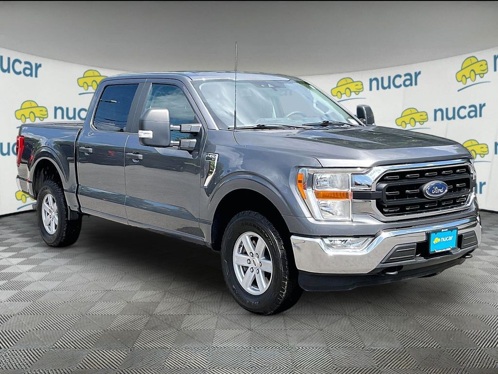 Brown 2022 Ford F-150 Pickup Truck Four-Wheel Drive Automatic