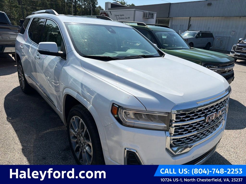 White Frost Tricoat 2023 GMC Acadia SUV / Crossover Front-Wheel Drive 9-Speed Automatic
