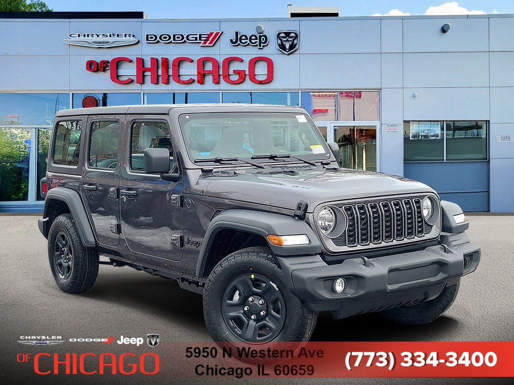 Gray (Granite Crystal Metallic Clearcoat) 2026 Jeep Wrangler SUV / Crossover Four-Wheel Drive 8-Speed Automatic
