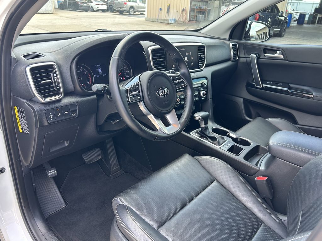 2021 Kia Sportage EX White at DeMontrond Automotive Group