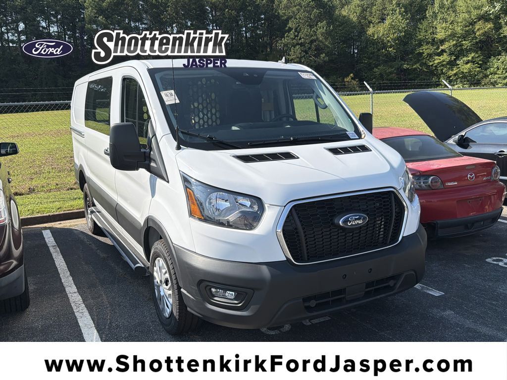 Oxford White 2025 Ford Transit Cargo Van Rear-Wheel Drive 