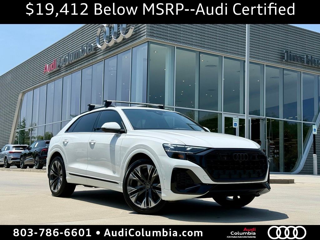Carrara White 2025 Audi Q8 SUV / Crossover All-Wheel Drive 8-Speed Automatic