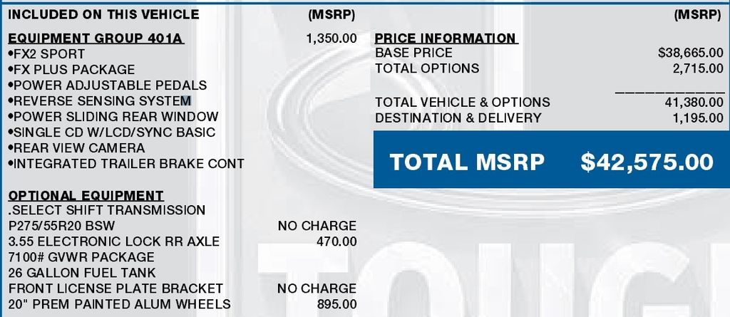 2014 Ford F-150 FX2 21