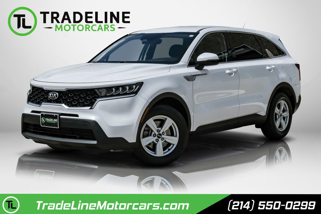 Glacial White Pearl 2021 Kia Sorento LX FWD SUV / Crossover Front-Wheel Drive 8-Speed Automatic