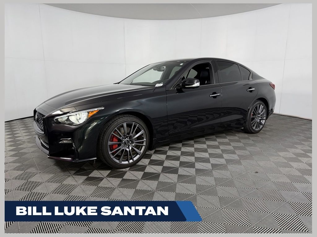 Black Opal Metallic 2024 INFINITI Q50 Sedan All-Wheel Drive 7-Speed Automatic Overdrive