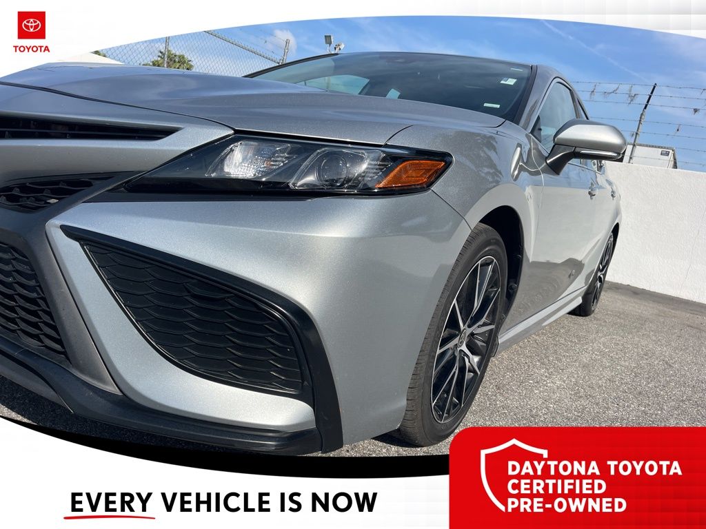 Certified 2023 Toyota Camry SE with VIN 4T1G11AK3PU726838 for sale in Daytona Beach, FL