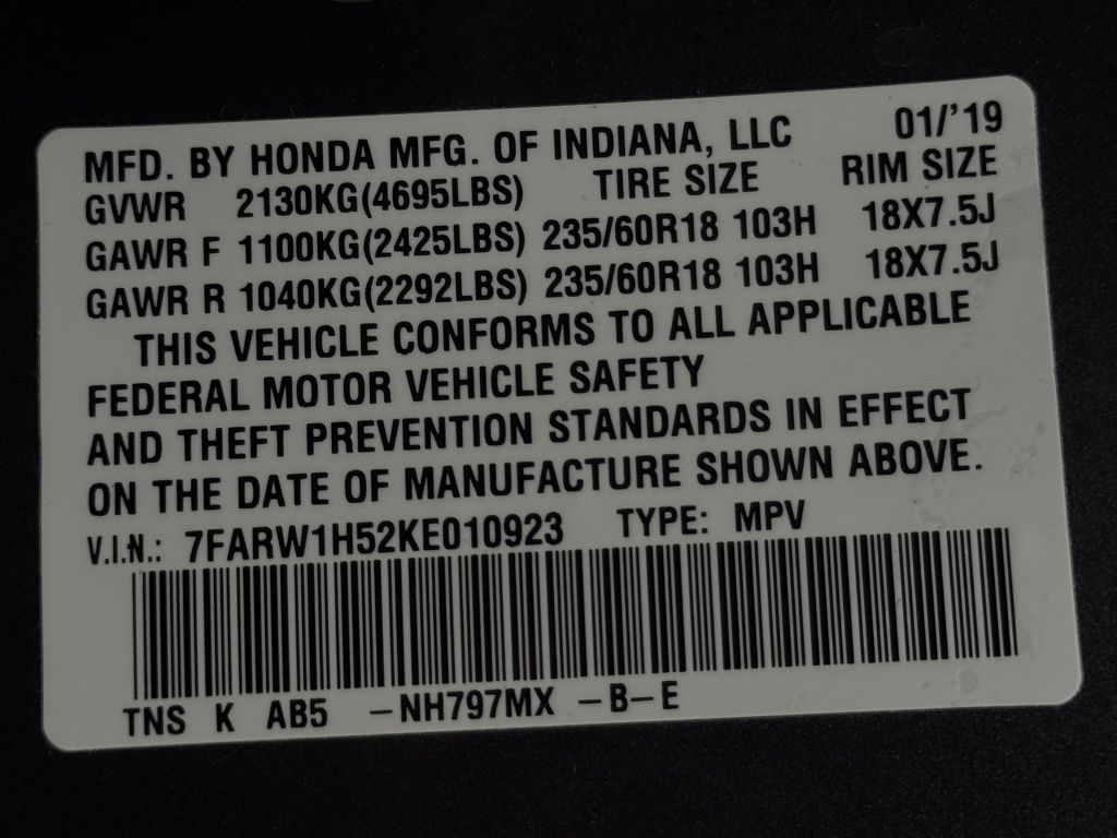 2019 Honda CR-V EX
