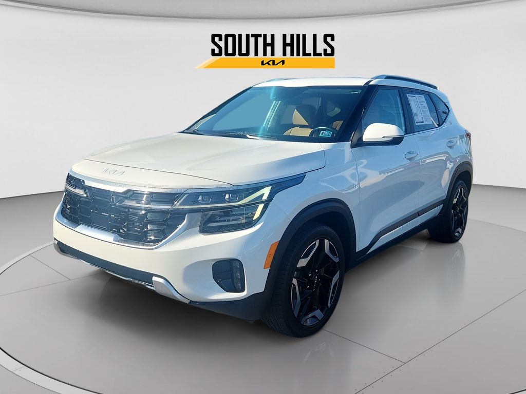 2024 Kia Seltos SX White at South Hills Kia
