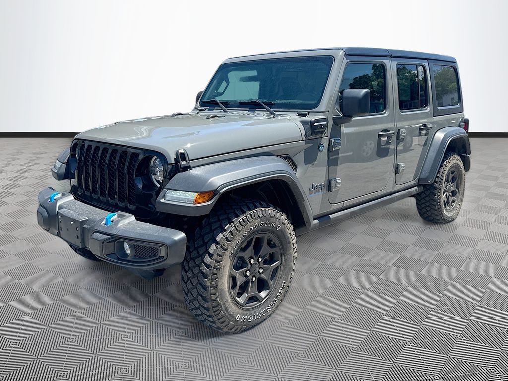Sting-Gray Clearcoat 2023 Jeep Wrangler 4xe Willys 4WD SUV / Crossover Four-Wheel Drive 8-Speed Automatic