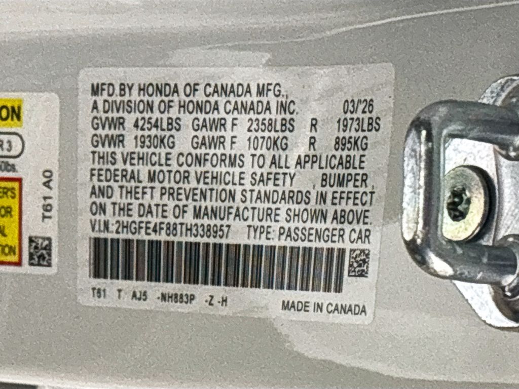 2026 Honda Civic Hybrid Sport Touring