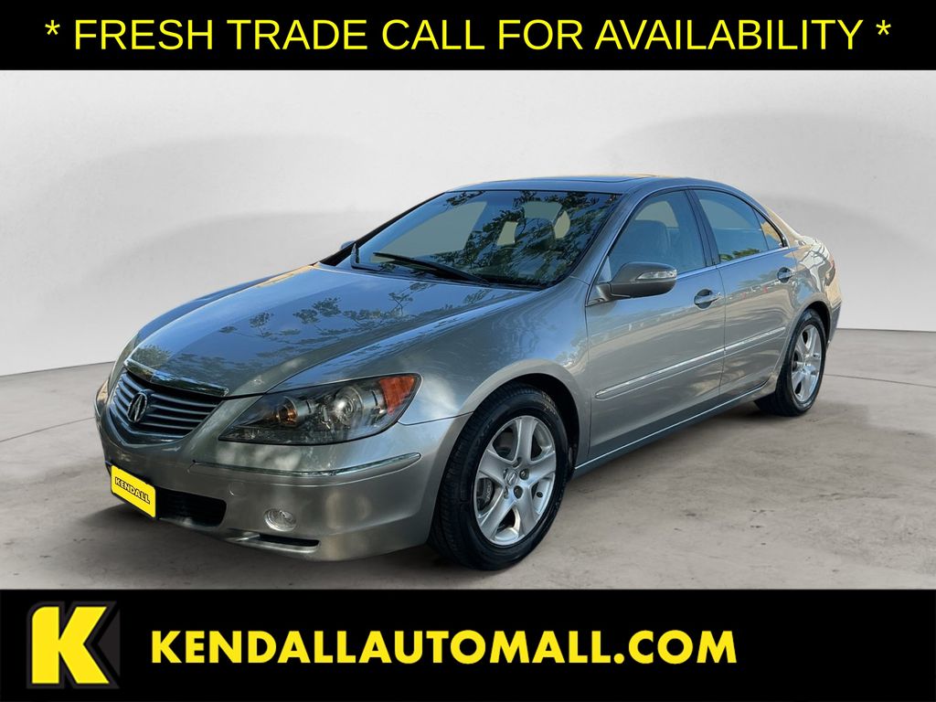 Silver 2008 Acura RL Sedan All-Wheel Drive 5-Speed Automatic Overdrive