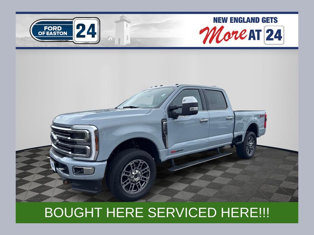 Gray Metallic 2024 Ford F-350 Super Duty Pickup Truck Four-Wheel Drive Automatic