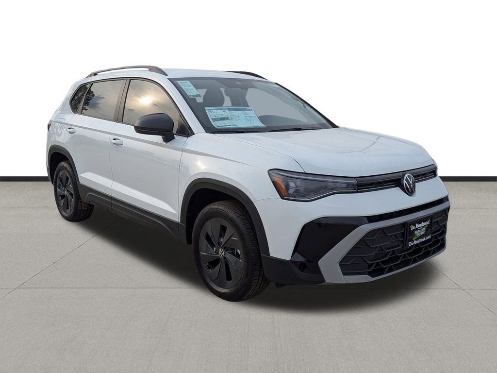 2026 Volkswagen Taos 1.5T S White at Texan Dodge Chrysler Jeep Ram