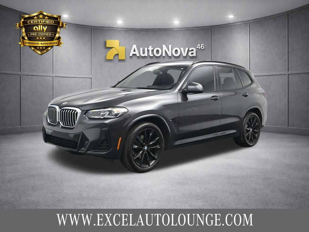 Gray (Dark Graphite Metallic) 2022 BMW X3 SUV / Crossover All-Wheel Drive 8-Speed Automatic