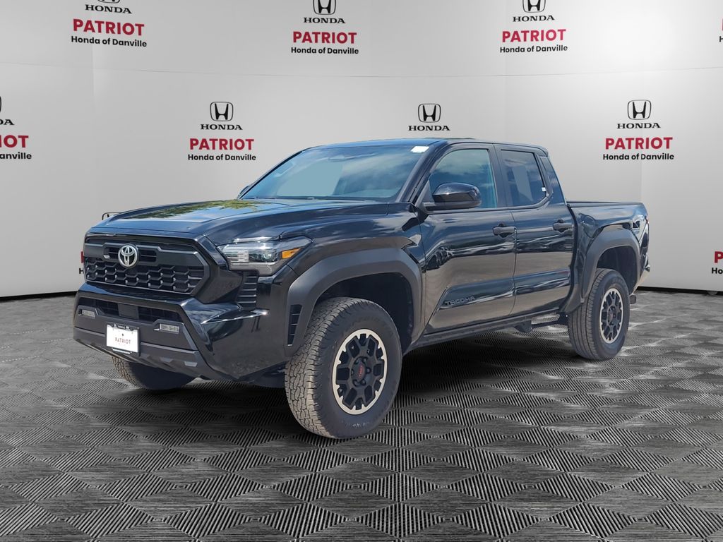 Black 2024 Toyota Tacoma Pickup Truck Four-Wheel Drive 8-Speed Automatic