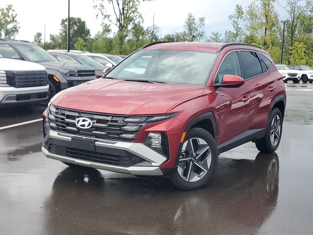 Ultimate Red 2025 Hyundai Tucson SUV / Crossover All-Wheel Drive 8-Speed Automatic