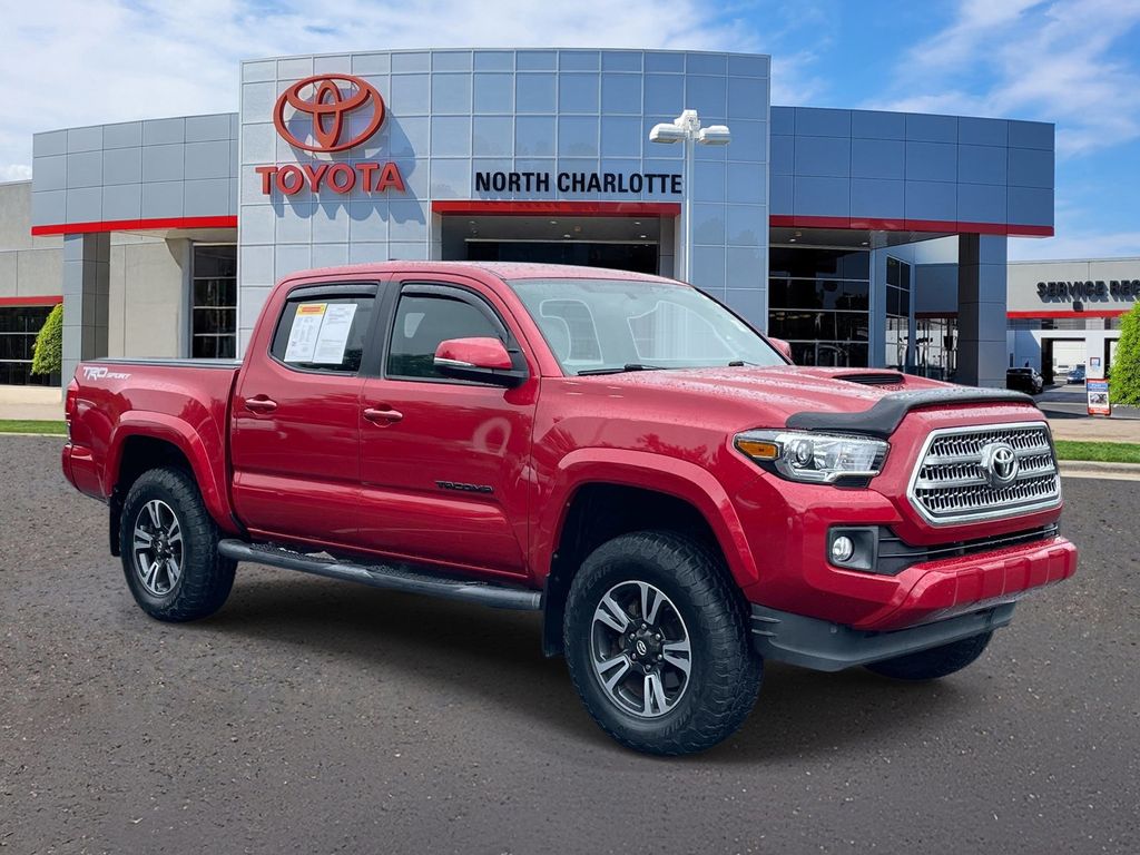 Barcelona Red Metallic 2017 Toyota Tacoma Pickup Truck 4X2 6-Speed Automatic