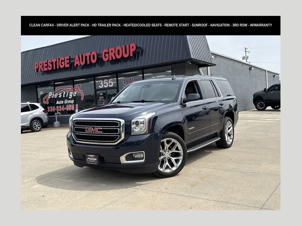 Dark Sapphire Blue Metallic 2019 GMC Yukon SUV / Crossover Four-Wheel Drive 6-Speed Automatic Overdrive