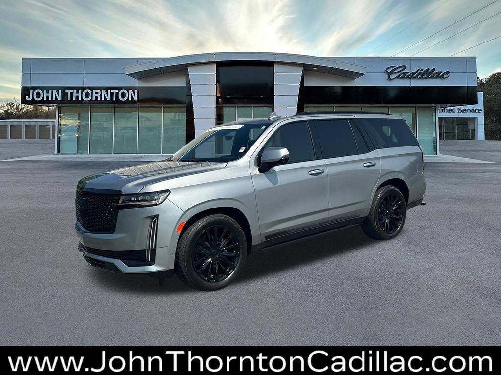 Argent Silver Metallic 2024 Cadillac Escalade SUV / Crossover Four-Wheel Drive Automatic