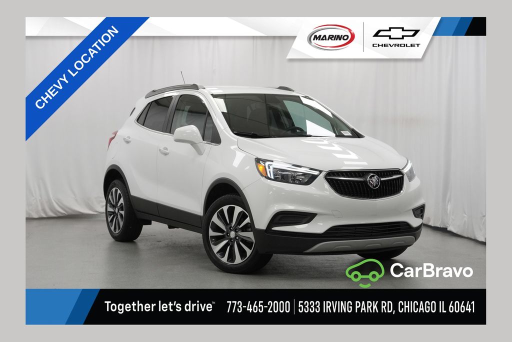 Summit White 2021 Buick Encore SUV / Crossover All-Wheel Drive 6-Speed Automatic Overdrive