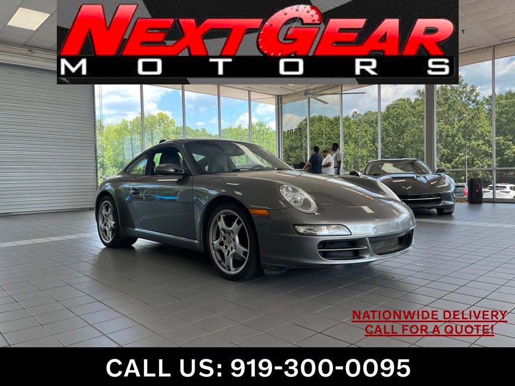 Gray 2008 Porsche 911 Coupe  