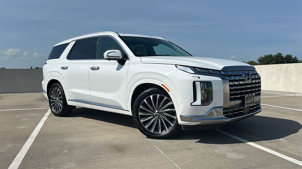 2024 Hyundai Palisade Calligraphy White at Wharton Chevrolet GMC