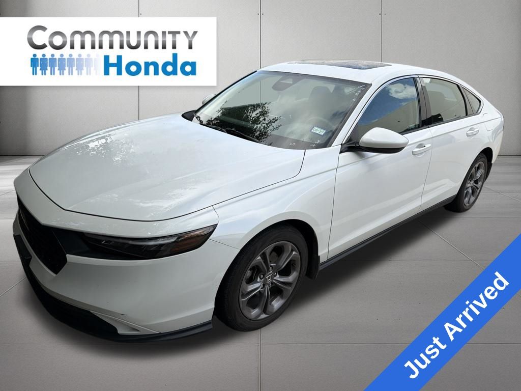 2024 Honda Accord EX White at DeMontrond Auto Country