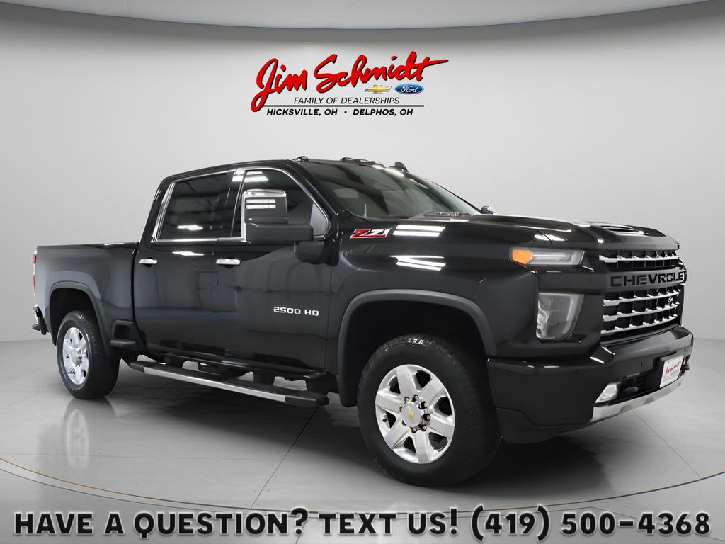 Black 2023 Chevrolet Silverado 2500HD Pickup Truck Four-Wheel Drive Automatic