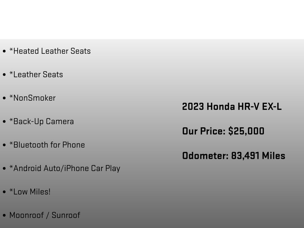 2023 Honda HR-V EX-L  at Honda North